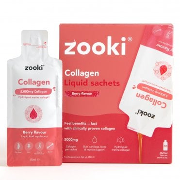Zooki Berry Marine Collagen 5000mg - 30 Sachets