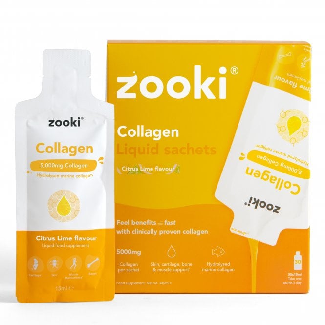Zooki Citrus Lime Marine Collagen 5000mg - 30 Sachets