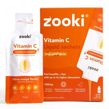 Zooki Citrus Orange Vitamin C - 14 Sachets