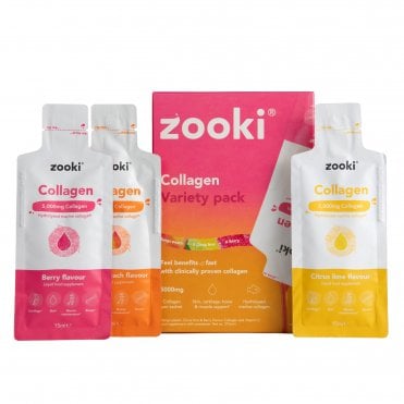 Zooki Marine Collagen Variety Pack 5000mg - 14 Sachets